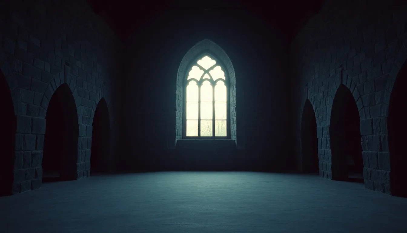 Sunlight through the arched window of an empty chapel, illustrating Roth IRA for a UK resident