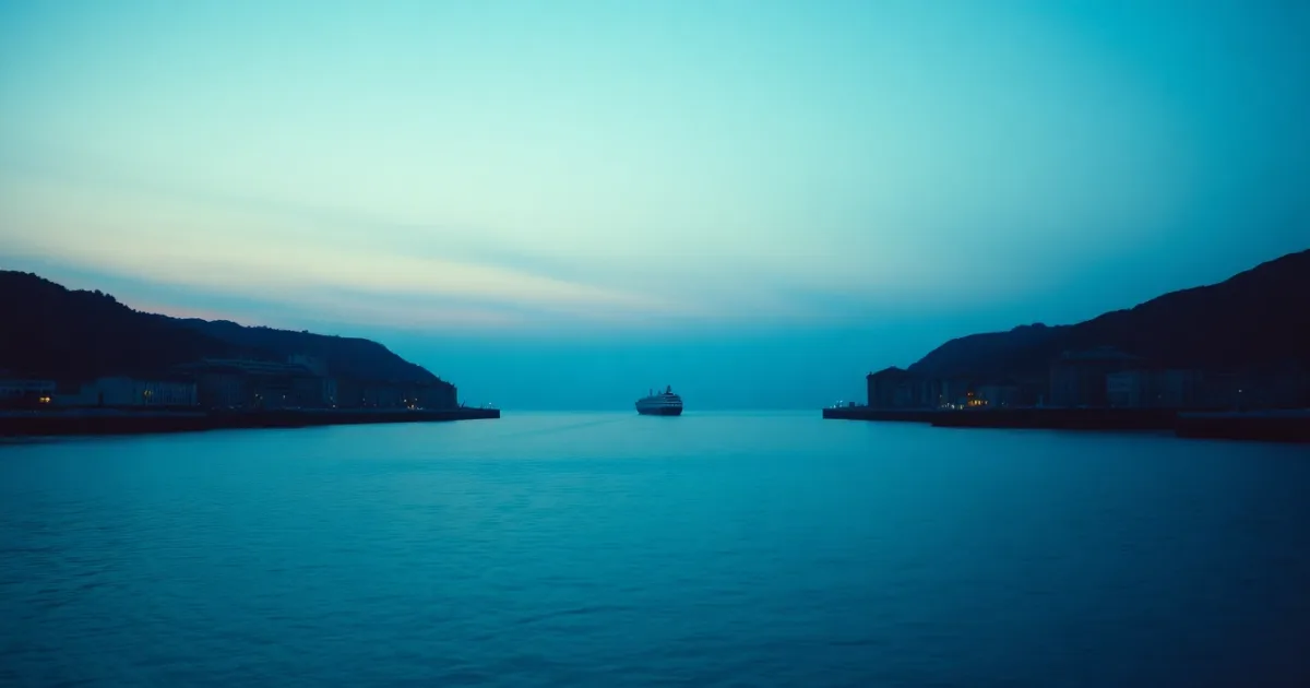 Two coastlines facing each other across a narrow strait, illustrating Treaty Article 17 and UK pension income