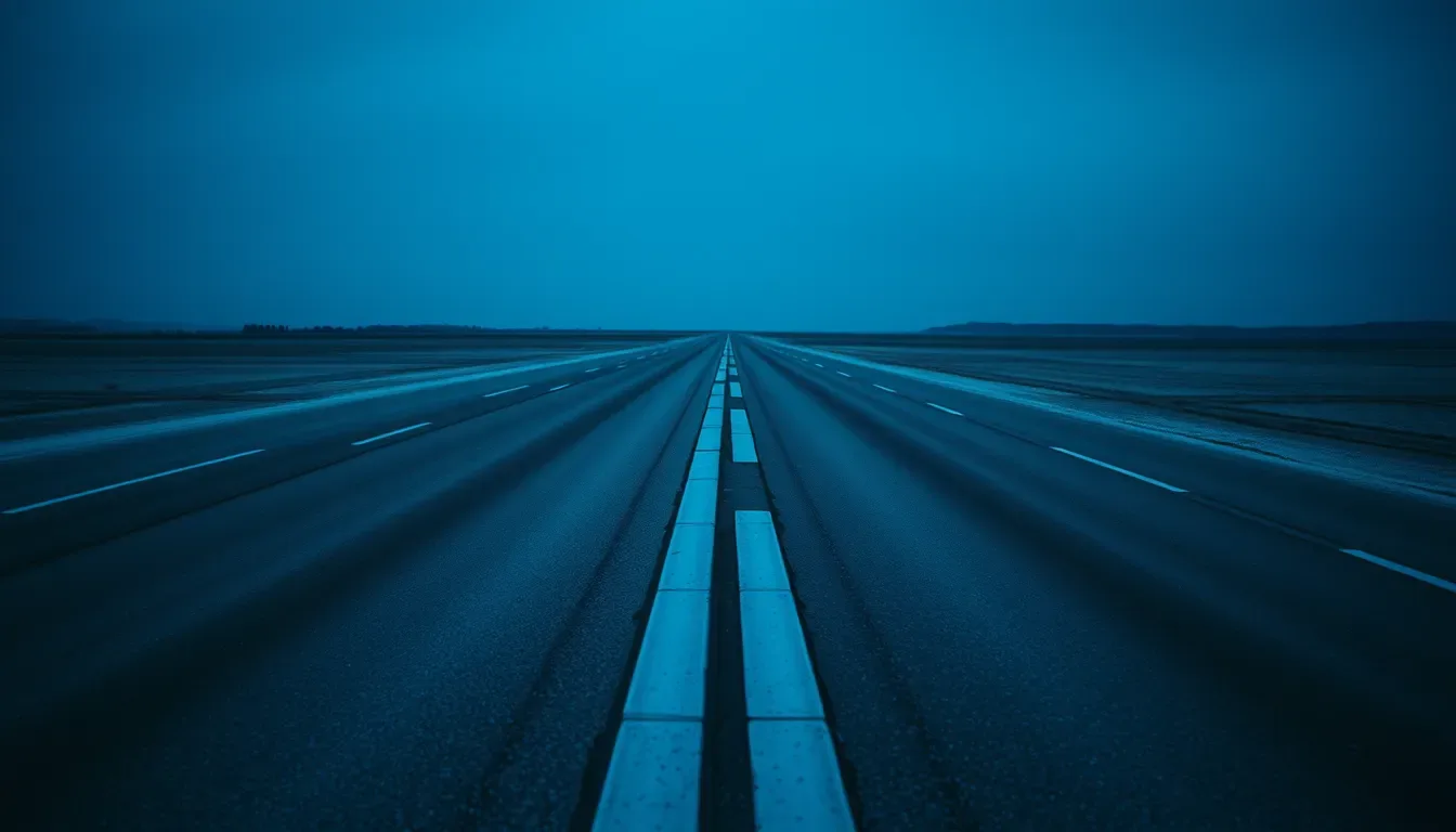 Two roads of different surfaces meeting on an empty plain, illustrating visiting lecturer tax in the UK and US