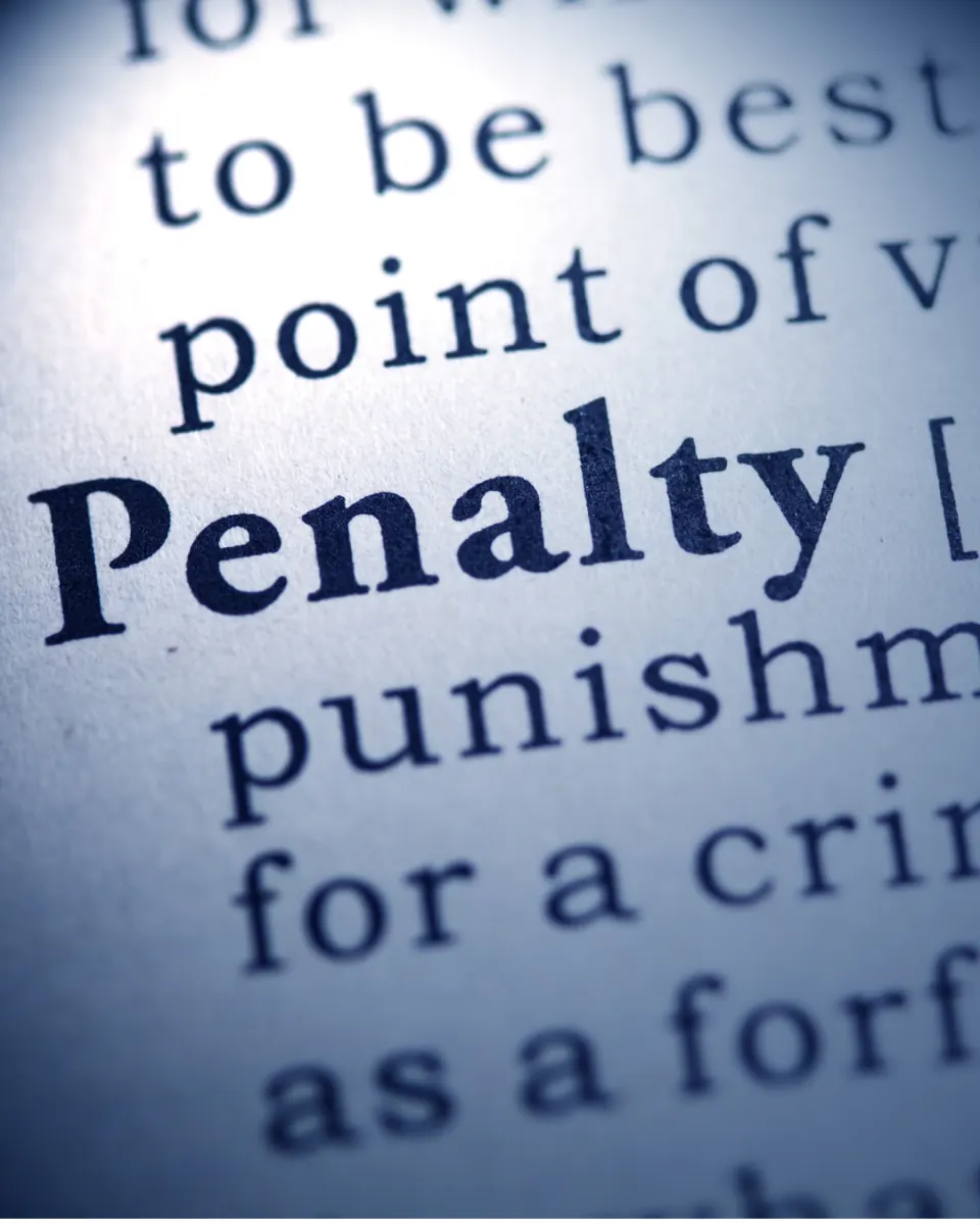Estimating late filing penalty exposure